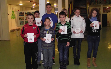 Rajzpályáza díjazottjai Dunaújvárosban